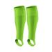 GOODLY 1 Pair Solid Color Sports Football Stirrup Socks for Men Women Toeless Soft Knee High Training Socks