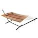 Sunnydaze 2-Person Freestanding Quilted Fabric Hammock with 12 Stand - Canyon Sunset