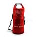 Waterproof Semi-transparent Dry Bag - 10L/20L Dry Bag Backpack - Zipper Compartment Handles Straps - Black Blue Greed Red - Transparent Dry Bag for Kayaking Swimming Beach Rafting (Red 1