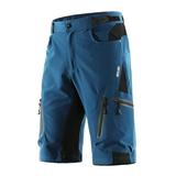 Arsuxeo Baggy Shorts Cycling Biking Pants Breathable Sports Loose Fit Shorts Outdoor Casual Cycling Running Clothes with Zippered Pockets