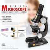YIWULA Children Microscope Kit With Light Science Magnifier Educational Kids Toys