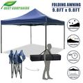 CL.HPAHKL 10 x 10 Outdoor Pop Up Canopy Tent with Wheeled Bag Outdoor Shade Tent for Party One Push Patio Tent Canopy Instant Slant Leg Conopy for Backyard Outdoor Patio and Lawn