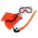 Bluelans Children Kids 3Pcs Swimming Diving Goggles Snorkel Masks Snorkeling Flippers Set