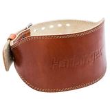 Harbinger 6 Padded Brown Leather Belt Brown Size Large