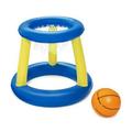 Inflatable Basketball Stands Float Basketball Stand PVC Pool Hoop and Basketball for Kids Adults