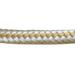 Sea-Dog 302110150G/W-1 Double Braided Nylon Anchor Line with Thimble - 3/8 x 150 Gold/White