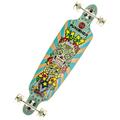 Punisher Skateboards Day of the Dead 40 Longboard Double Kick with Drop Down Deck and ABEC-9 Bearings