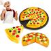 SANWOOD Food Toy Child Kitchen Simulation Pizza Party Fast Food Slices Cutting Play Food Toy