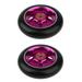 2pcs Replacement 100mm Push/Kick/ Scooter Wheels with Bearings & Bushings