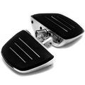 Krator Chrome Mini Board Floorboards Footpegs Compatible with 2015-2019 Harley Davidson Freewheeler FLRT