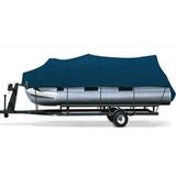 Seal Skin Heavy Duty Trailerable Pontoon Boat Cover Fits 17 to 20ft Long & up to 102â€� Beam Width Waterproof 600D Pontoon Boat Cover with Storage Bag