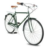 Tracer Osaka Men s Hybrid City Bike 23 Green Steel Frame Shimano 3 Speed 28 Wheels Urban Commuter