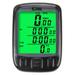 Carevas Wired Bike Computer Waterproof Multi Functional LCD Screen Cycling Speedometer Mountain Bike Speed Meter with Green Backlight