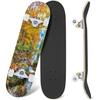 Prxcm Skateboard Complete for Beginners Adults Teens 31 x 8 Stunning autumn scene Langbathsee lake Maple Double Kick Concave Skateboards