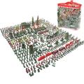 519 Pcs Mini Soldier Men Toy Soldier Playset with Accessories Mini Soldier Model Toys Action Figures for Kids Adults