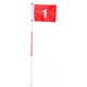 NEW JP Lann Golf Indoor / Outdoor Practice Flag Stick w/ Cup