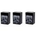 UPG UB645 - 6 Volt 4.5ah SLA Battery - 3 Pack