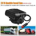 Labakihah Car Heater Defrost Heater Heater Cross-Border 12V24V Portable Car Air Heater Heater