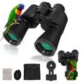 VAVSEA Binoculars 20x50 Binoculars for Adults Compact HD High Powered Binoculars with Low Night Vision 28mm Large Field Binoculars with BAK4 Prism FMC Lens for Hunting Bird Watching Sports