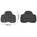 Black Motorcycle Seat Cushion 3D Comfortable Air Sit Pad Cover Shock Absorption