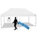King Canopy Tuff Tent 10 x20 Instant Pop up Canopy 1-Inch Aluminum Frame White