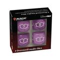 Ultra Pro ULP18606 Deluxe Swamp Magic the Gathering Loyalty Dice Set - Pack of 4