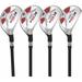 Majek Petite Womens Golf All Ladies Hybrid Partial Lightweight Graphite Set which Includes: #7 8 9 PW. Lady Flex Right Handed New Utility L Flex Club