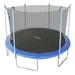 Little Tikes Mega 12 Blue Trampoline with Enclosure with Safety Net and Built-in Safety Features Backyard Outdoor Play Kids Boys Girls Ages 6 7 8+