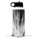 Skin Wrap Decal compatible with Hydro Flask Wide Mouth Bottle 32oz Lightning White (BOTTLE NOT INCLUDED)