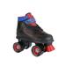 Chicago Boys Quad Roller Skates Black/Red/Blue Sidewalk Skates Size J13