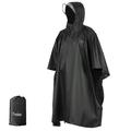 Bluefield Rain Poncho Waterproof Raincoat with Hood Lightweight Cycling Rain Cover Hiking Hooded Coat Jacket Motorcycle