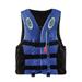 EQWLJWE Unisex Adults Swim Jacket High Buoyancy Reflective Floating Vest Swimsuit with Adjustable Safety Straps Outdoor Water Sports Vests for Boating Kayaking Surfing Sailing Blue Deals