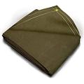 Tarps Now 20 Mil Canvas Tarp Cover with Brass Grommet- Olive Drab 7 x9