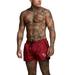 Men s Solid Color Short Pants Compression Workout Shorts Sportswear