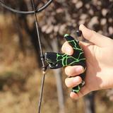 Archer Archery Compound Release Aid Finger Protect Pull Effortlessly Accessory Three-Finger Archery Grip Dispenser for Arrow