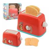 Kids Play Kitchen Toy Set Kitchen Appliance Toys Bread Toaster Machine/Coffee Machine/Juicer with Realistic Light Sound Kitchen Accessories Set for Kids Toddlers Learning Kitchen Gifts