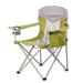 Ozark Trail Adult Oversized Mesh Camp Chair with Cooler Green & Gray