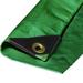 10 x 14 12 mil Green Tarp Extra Heavy Duty 3 Ply Reinforced Canopy 6 oz (Finished Size 9 .6 x 13 .6)