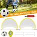 1 Set Folding Football Goal Net Soccer Training Goal Net Tent Kids Indoor Outdoor Play Toys Soccer Ball Practice Gate and Pump