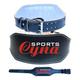 CynaSports Original Leather Weight Lifting Belt 6 Heavy Duty Adjustable Back Support- Fitness-Gym-Weight Lifting- Men & Women (Black) Medium