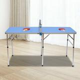 Ping Pong Table Foldable Table Tennis Table Outdoor Table Tennis Table Table Tennis Ping Pong Table Foldable With 2 Paddles And 3 Balls Outdoor Indoor Mini Tischtennistisch Indoor