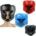 Walbest Faux Leather Sports Boxing MMA Sparring Kickboxing Headgear for Kids Adults Muay Thai Boxing Head Guard Helmet for Head Protection