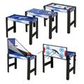 3FT 5 IN 1 Combo Game Table Multi Game Combination Table Set with Pool Table Hockey Table Table Tennis Table BasketballArchery