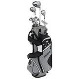 NEW Lady Edge by Tour Edge Starter (half) Golf Set with Black/White Stand Bag Petite