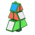 Lovehome Magic Cube 1X2X3 Christmas Tree Cube Puzzle Ultra-Smooth Magic Puzzle Xmas Gifts