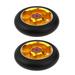 2pcs Replacement 100mm Push/Kick/ Scooter Wheels with Bearings & Bushings