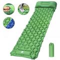 Inflatable Sleeping Pad for Camping Sleeping Pad with Pillow&Armrest Ultra-Comfortable Self-Inflating Camping Mattress Waterproof Sleeping Mat hick Air Mattress w/Carrying Bag for Backpacking Travel