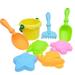 MyBeauty 8Pcs Kids Outdoor Beach Bucket Shovel Rake Mold Water Sand Play House Toy Set