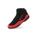 Kesitin Boys Anti Slip Breathable Ankle Strap Boxing Shoes Kids Training Lightweight High Top Wrestling Shoe Red 1Y