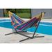 Vivere Double Hammock with Stand Combo Tropical